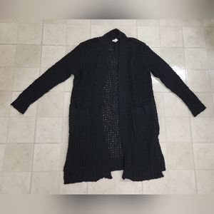 SALE 3 for $9 L Love Long Black Cardigan Size Small